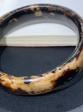 天然海柳变色柳手镯62mm内径重33克