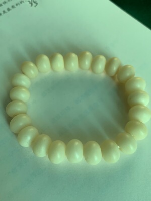 所谓解压神器 白玉菩提盘珠11x9mm手串