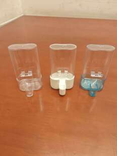 聚兴新款饮水器鸟用饮水器外挂自动下料器小鸟喝水器鸟笼配件