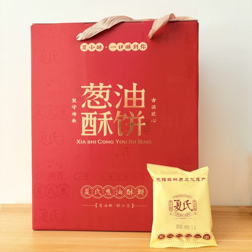 宜兴杨巷夏氏葱油饼礼盒装酥饼千层饼手工小包装早餐特产小吃月饼 - 封面