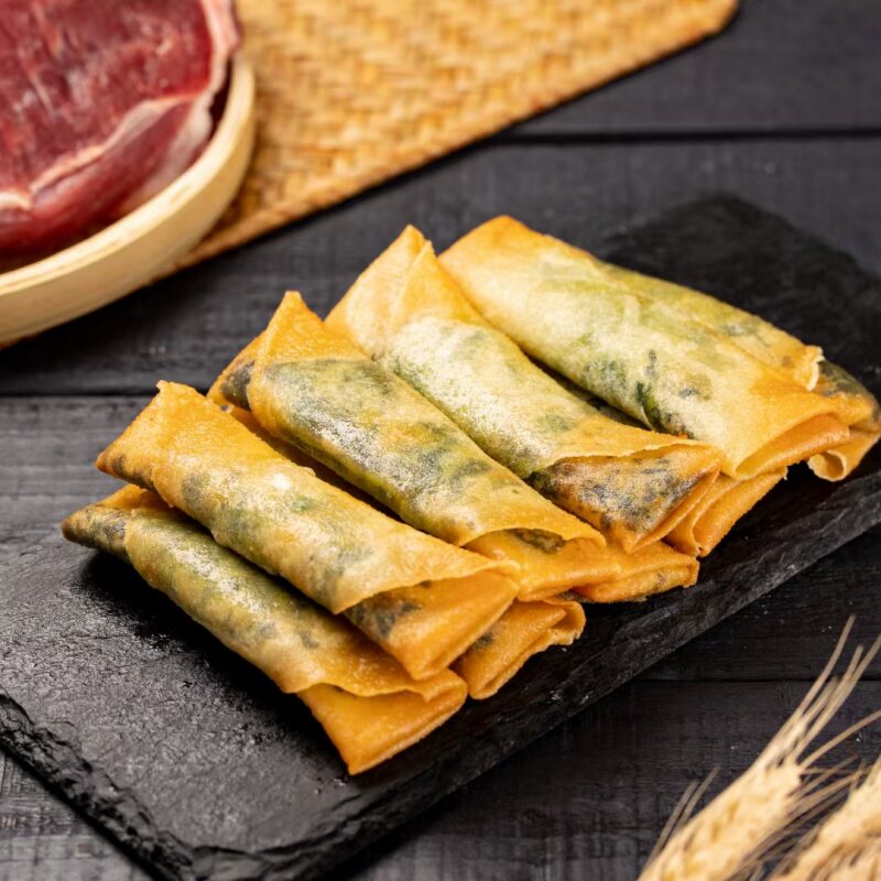 常州特产荠菜春卷手工荠菜猪肉馅420g*15包油炸小吃酒店脆皮点心