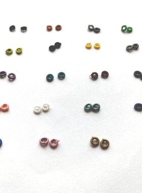 3.2到3.5mm结绳用手工缠绕线圈diy饰品手链固定圈金线银线圈