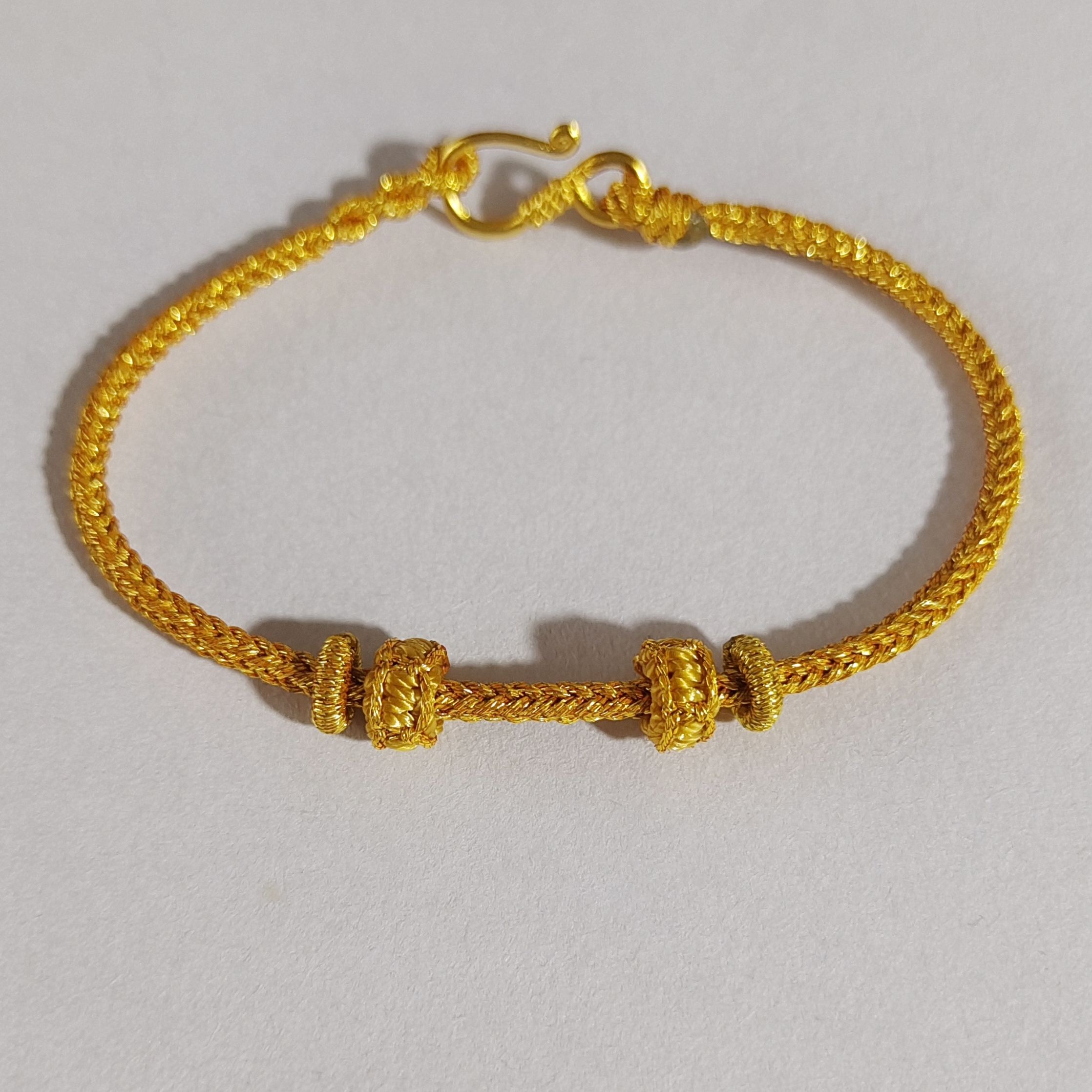 2.6mm沙金扣银扣穿珠绳四面佛八线手绳脚绳手工编手链细绳脚链