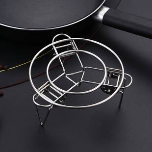 304不锈钢蒸架可伸缩蒸架蒸格厨房家用多功能折叠蒸架加厚高脚