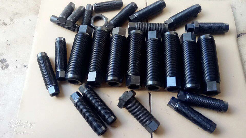 机床地脚调整螺栓m24m30m32m36加工中心调平螺丝空心螺栓调质发黑