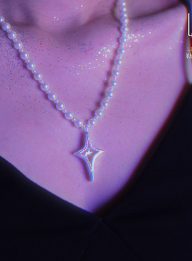 勒勒尔S925贝珠女时尚项链