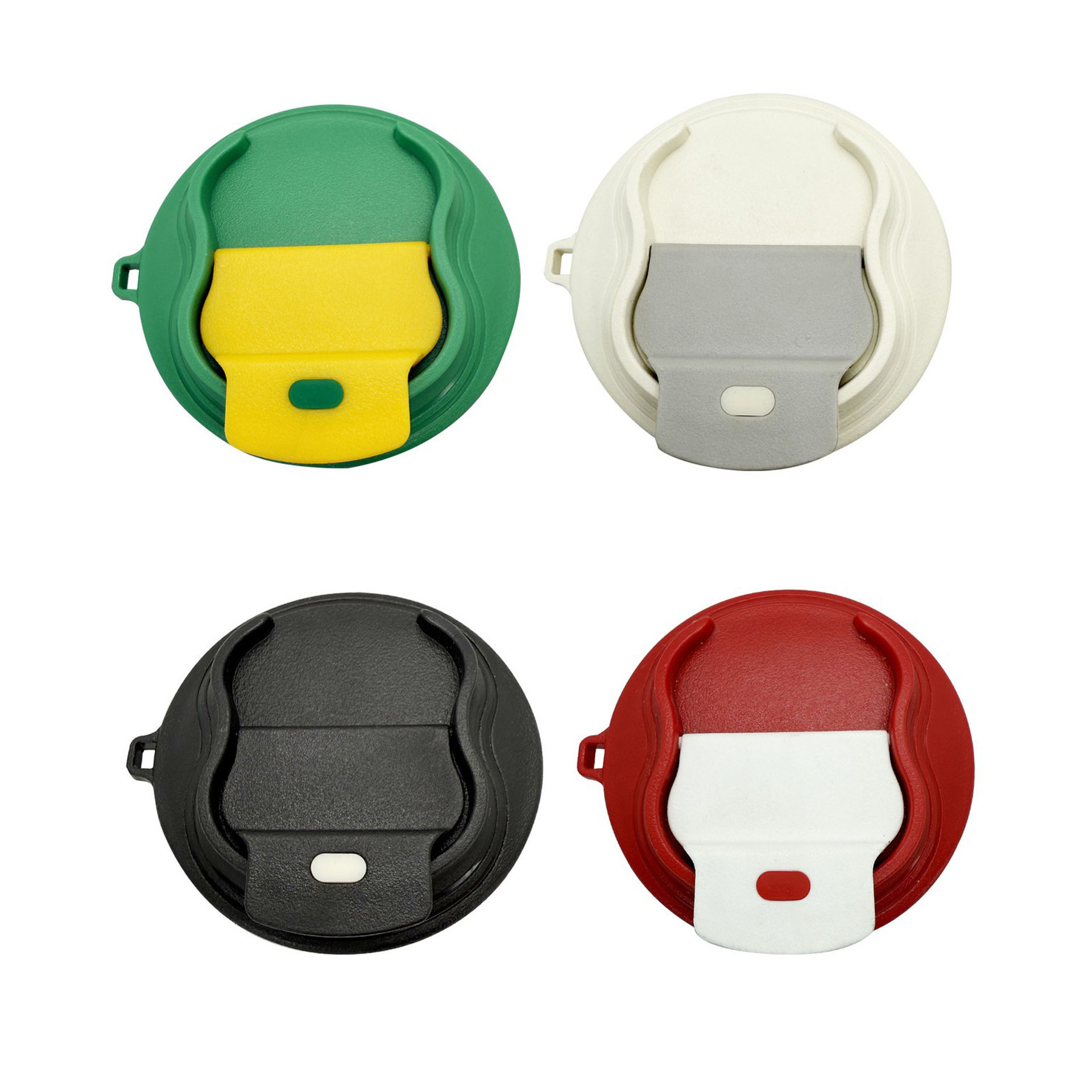 可口可乐联名款咖啡杯盖子塑料配件保温杯盖水壶防漏密封翻盖直饮