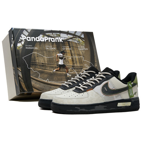 熊猫恶作剧Nike Air Force 1 07 街头跑者袁野低帮户外休闲板鞋潮