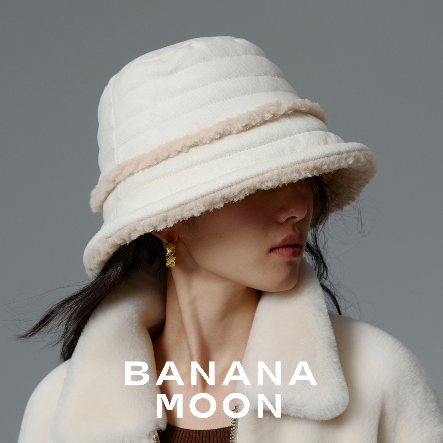 氛围泰迪绒拼接保暖-高奢驼绒蚕丝双色韩版渔夫帽-一顶轻松过冬