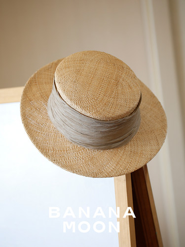 Bananamoon天然宝草平沿草帽