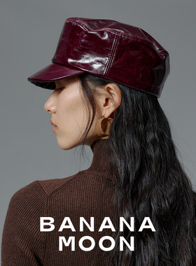 中古酷飒柏林_英国进口亮面油蜡羊皮报童帽4色凹造型帅气骑士帽