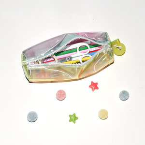透明笔袋果冻包原创设计闪亮软糖