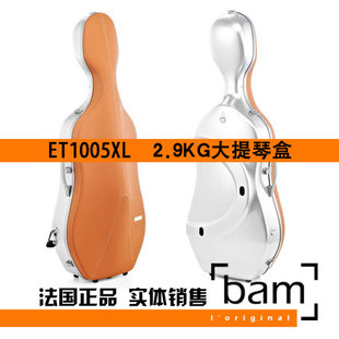 法国 Bam 大提琴盒 大提琴箱 Hightech ET1005XL 无滚轮 2.9KG 烟