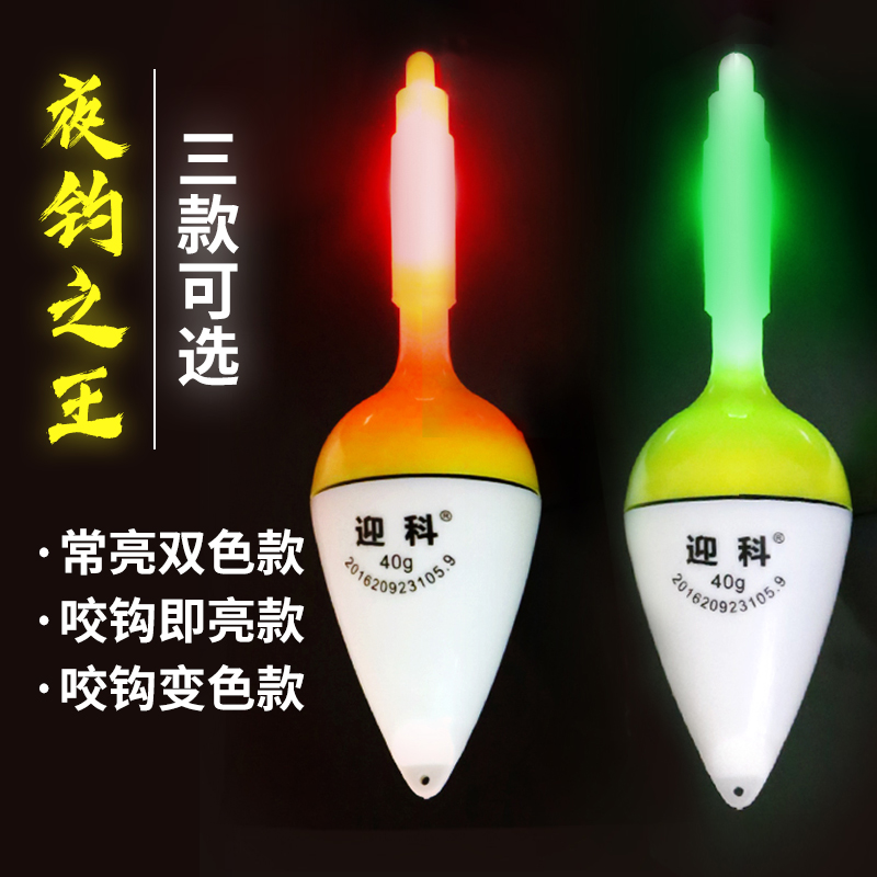 大肚漂电子夜光鱼漂立票醒目鲢鳙