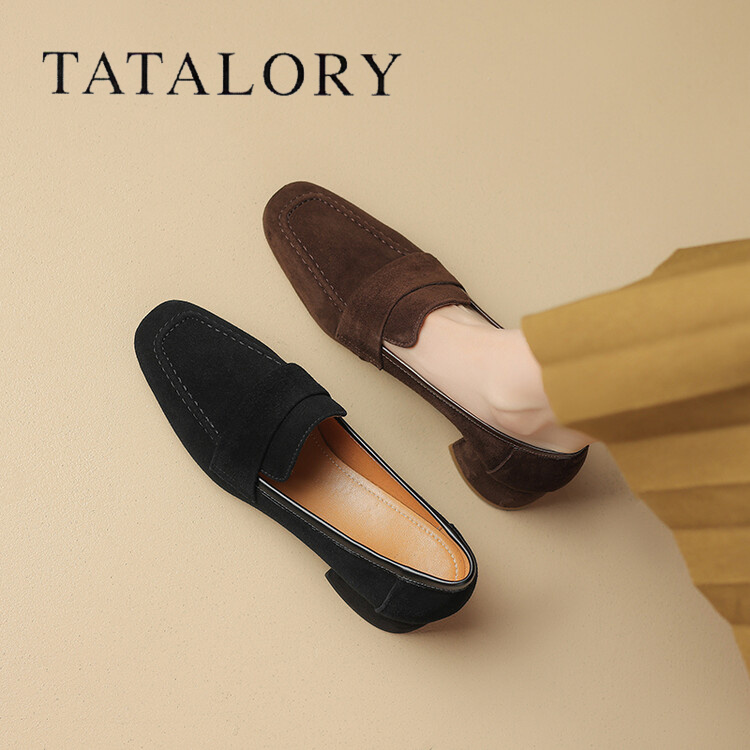 TATALORY女鞋软底单鞋复古