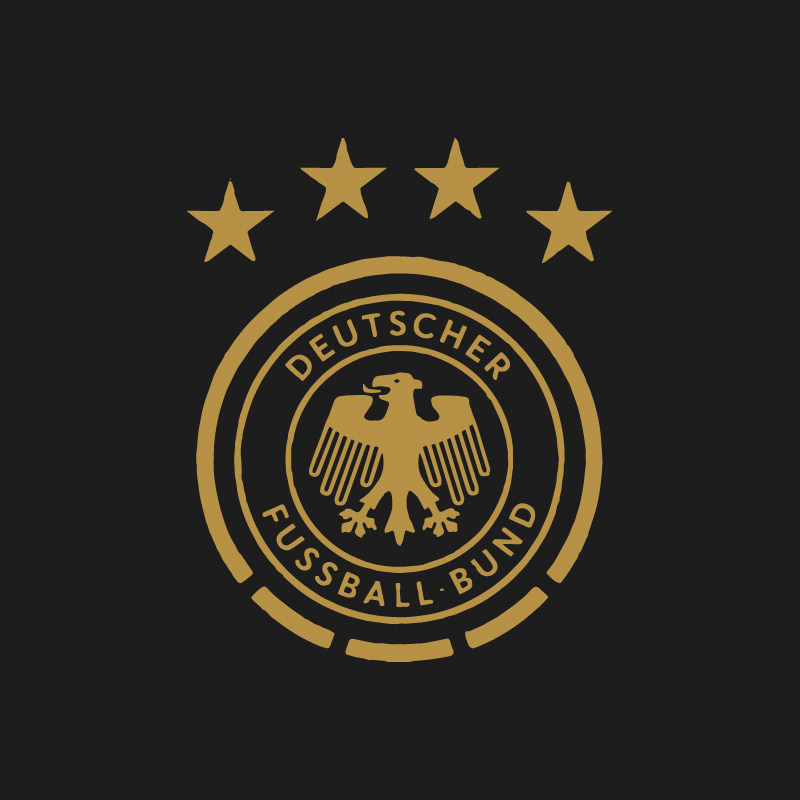 德国四星雄鹰DFB队徽车贴
