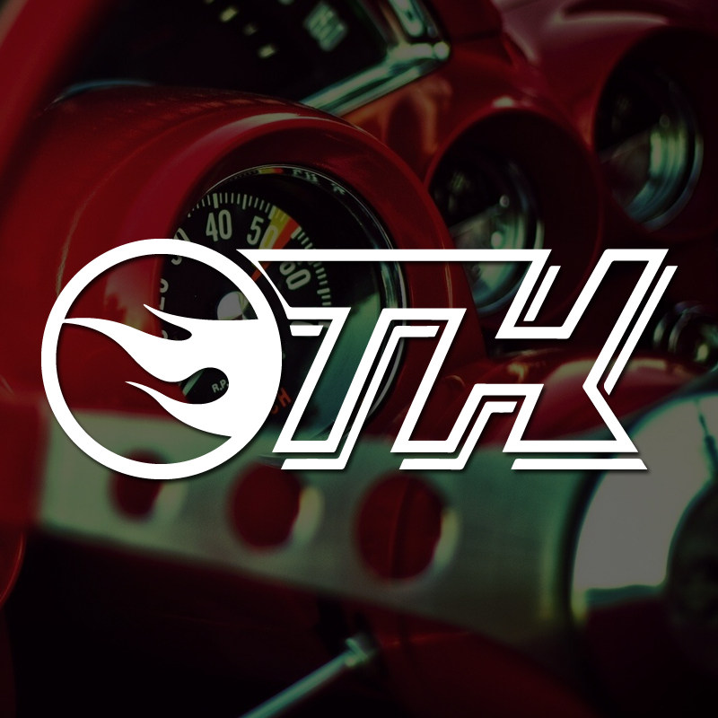 “OTK”火焰标识车窗车身贴纸