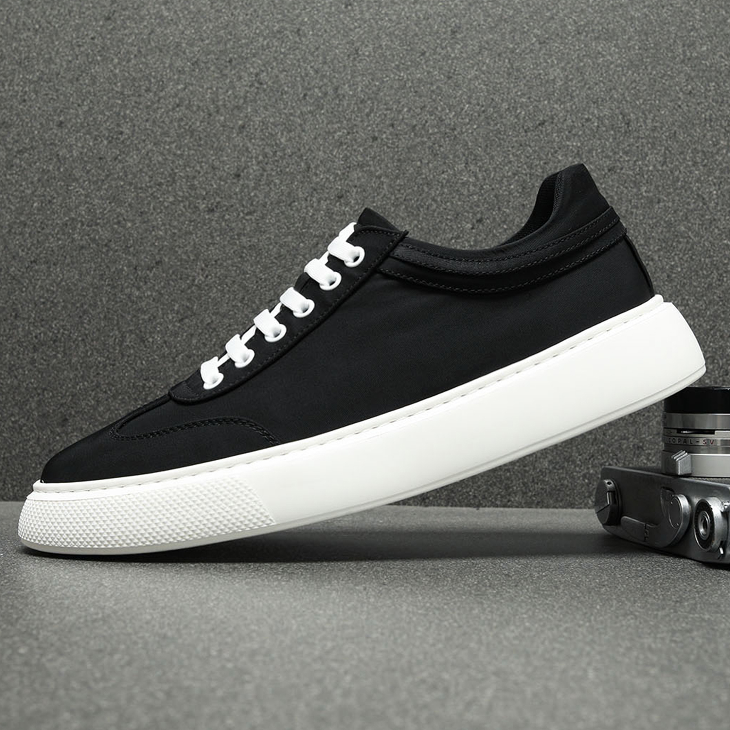 透气冰丝布鞋男潮流低帮休闲板鞋