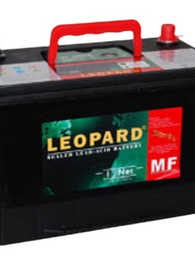 LEOPARD美洲豹免维护电池95D31L(12V80AH)  汽车蓄电池  电池