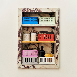 Hay 丹麦进口 Colour Mini Crate 收纳篮可折叠收纳框可堆叠文具
