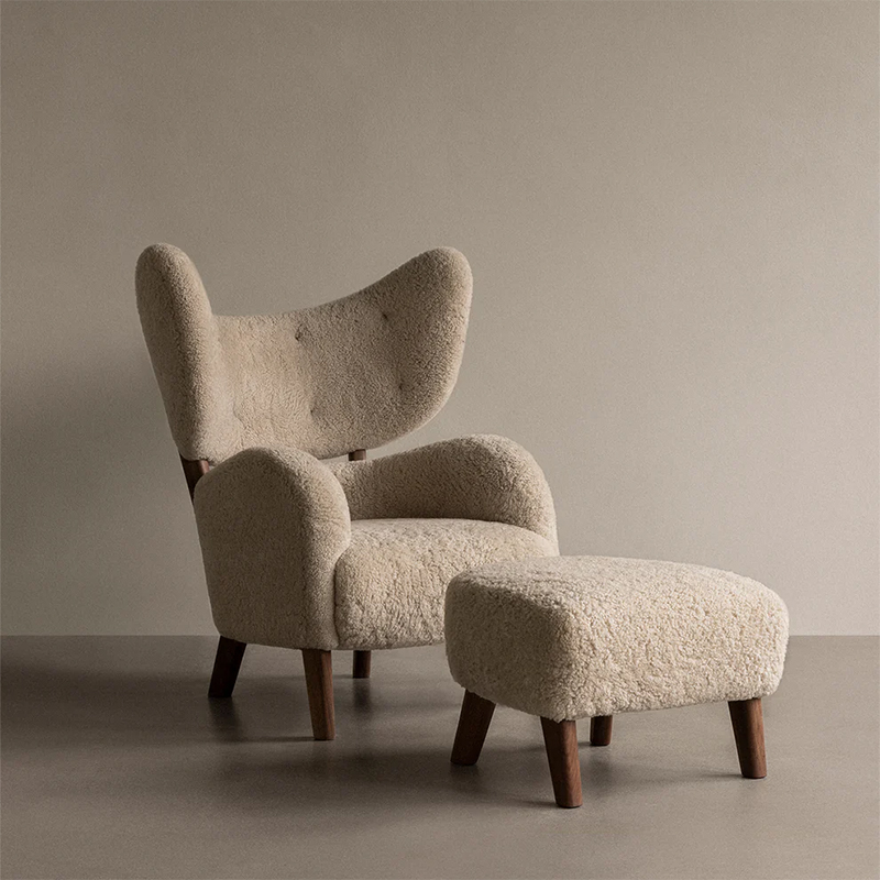 Audo Menu 丹麦进口 My Own沙发休闲椅实木靠背椅子客厅脚凳卧室