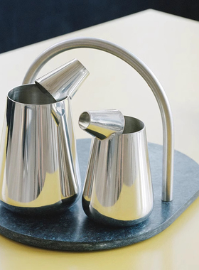 英国Established & Sons POUR U普尔分酒器亮银色手工制作