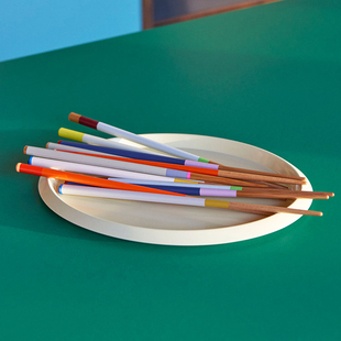 HAY Colour Sticks 筷子拼色创意趣味家庭套装餐具多彩竹制山毛榉