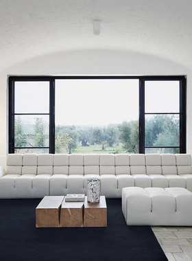 意大利原装进口 AMURA  PALMO 展厅意式简约布艺沙发