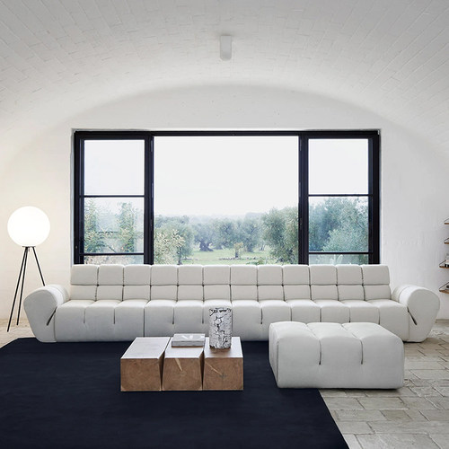 意大利原装进口 AMURA  PALMO 展厅意式简约布艺沙发