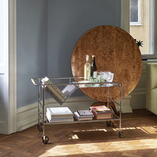 丹麦Tradition Alima 移动餐车边柜多功能工具推车角柜储物柜