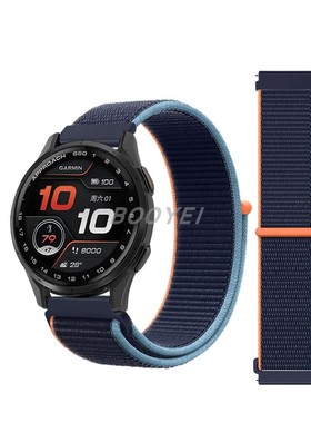 适用佳明S50手表带户外运动尼龙Garminactive5智能venu3s2腕带165