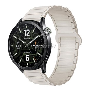 适用小米watch s5手表带46mm蓝牙eSIM版S4/S3工字S2磁吸硅胶S1pro