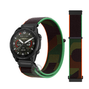 适用Syntime2/3Pro编织尼龙手表带北斗TA2000户外运动魔术贴腕带