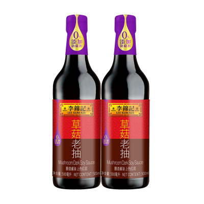 李锦记草菇老抽500ml/瓶