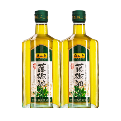 麻二哥藤椒油248ml瓶装四川青花椒油特麻鲜香麻椒油藤椒麻油家用