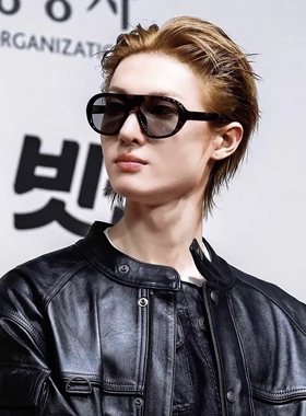 cortis马丁同款复古玳瑁墨镜男女时髦潮流飞行员大框显瘦太阳眼镜