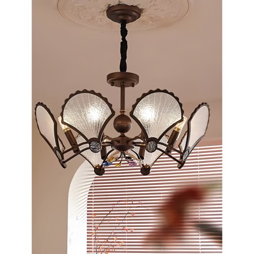 中古风客厅餐吊灯美式复高