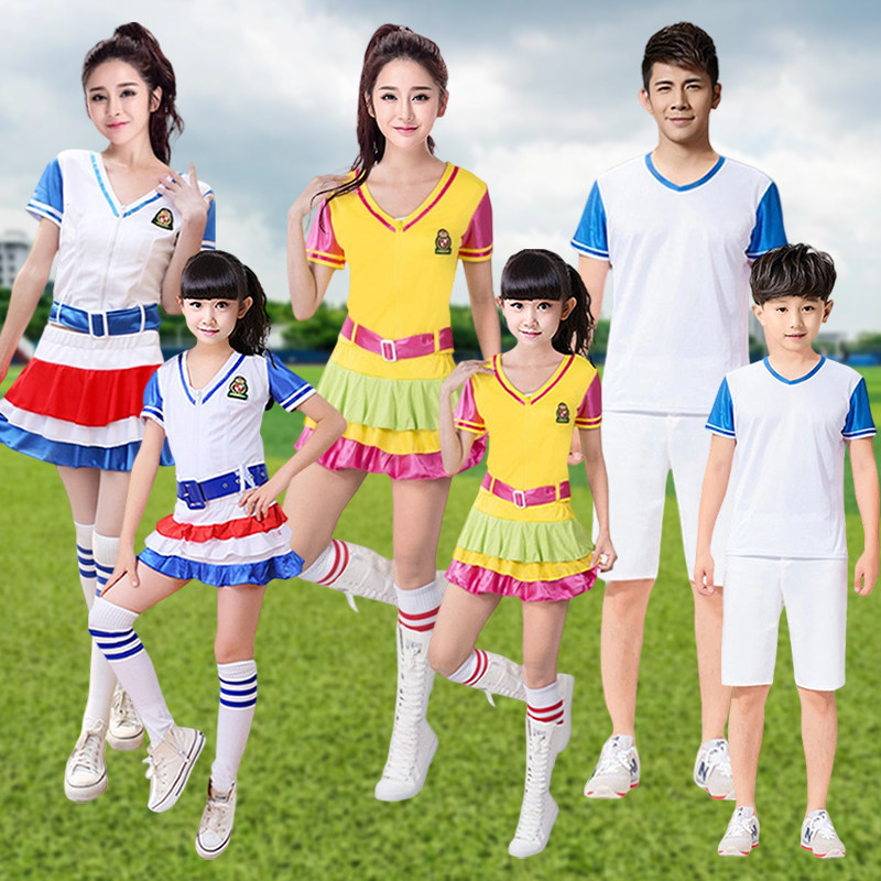 运动会开幕式啦啦队演出服装学生班服套装幼儿园毕业拍照表演服装