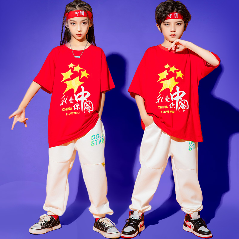 卓曼朵儿童嘻哈街舞套装表演服