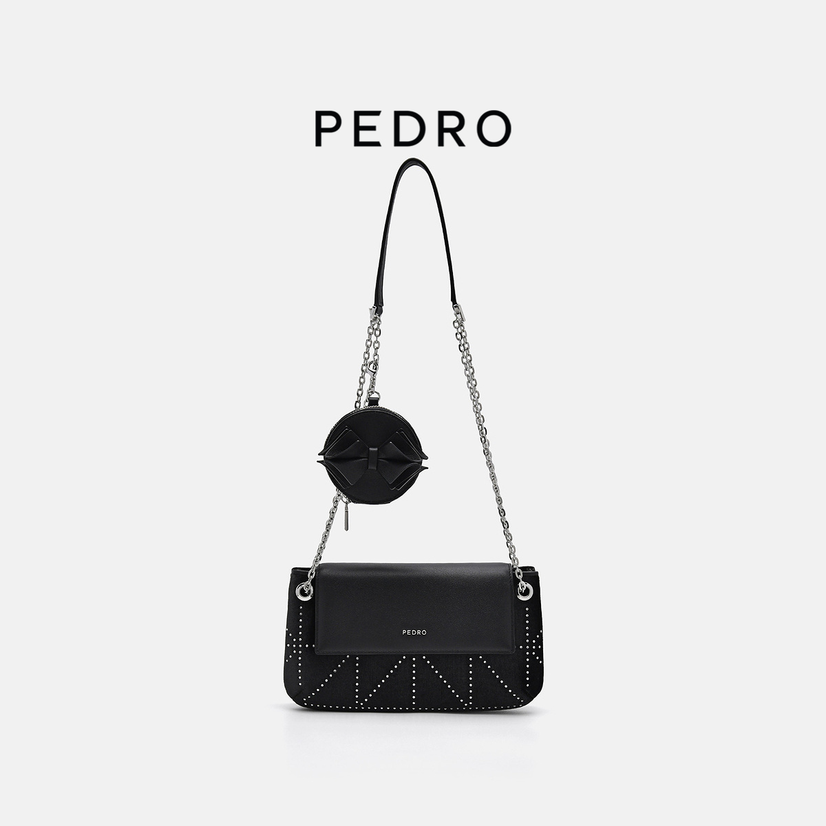 PEDRO链条包新款多功能手机包斜挎包PW4-65940036