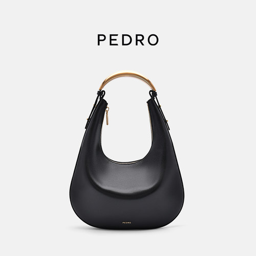 PEDRO新月包hobo女包金属手提腋下包饺子包PW2-35210016