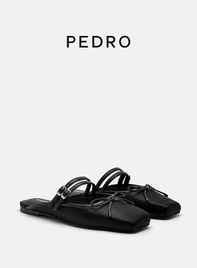 PEDRO方头玛丽珍凉鞋女士乌托邦系列拖鞋PW1-65490196