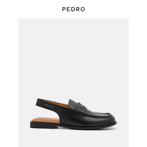 PEDRO牛皮凉鞋男士后绊带包头拖PM1-56380030