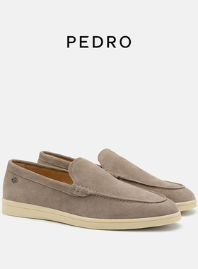 PEDRO牛皮乐福鞋25冬季新款男士低帮舒适休闲鞋PM1-66210004