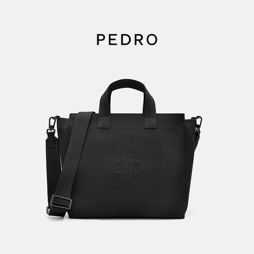 PEDRO手提包25冬季通勤男包休闲大容量斜挎包托特包PM2-25210264