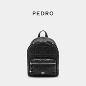 PEDRO菱格ICON双肩包女包拉链休闲旅行背包书包PW2 86320001