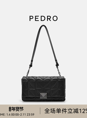 PEDRO牛皮腋下包Studio系列Pixel翻盖单肩包PW2-75060115