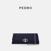 PEDRO宴会法棍包ICON女牛皮单肩包链条包PW2 26390006