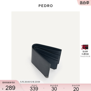 PEDRO小牛皮钱包男士 相片位多卡位短钱包PM4 520礼物 15940217