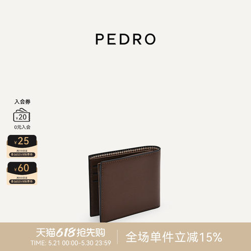 PEDRO小牛皮短钱包照片位